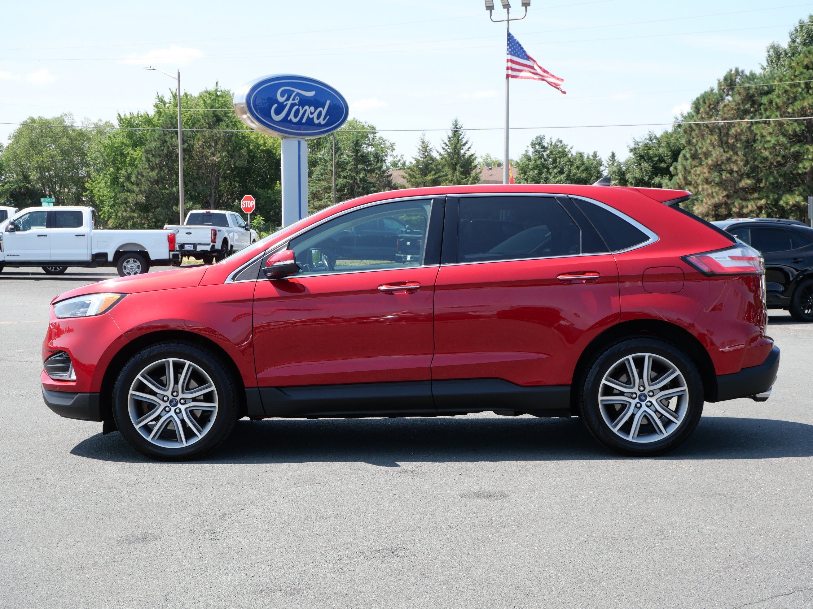 Used 2022 Ford Edge Titanium with VIN 2FMPK4K97NBB01064 for sale in Northfield, Minnesota