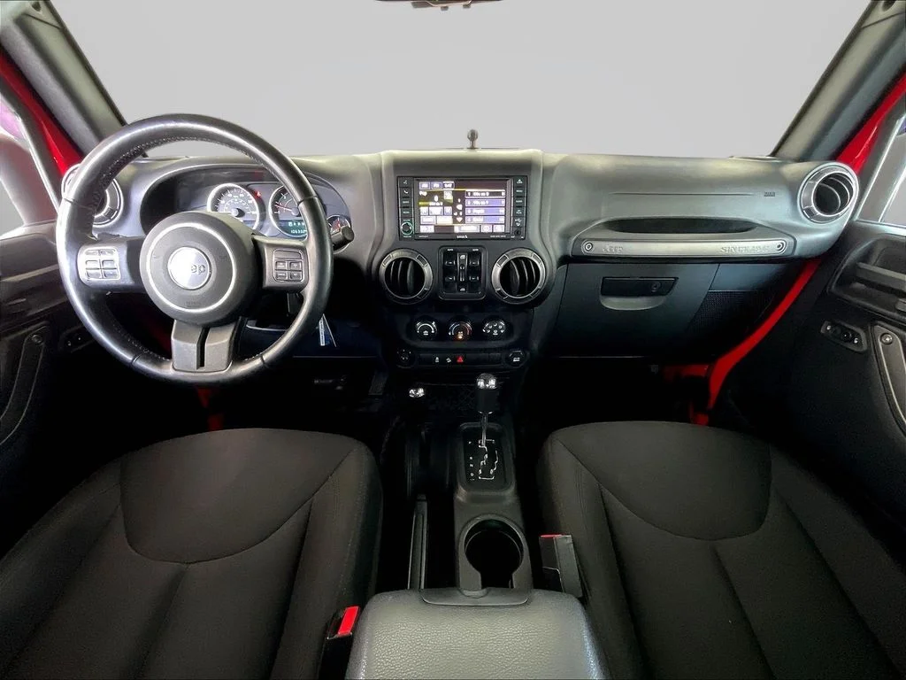 Used 2017 Red Clearcoat Jeep Unlimited Sport image 9