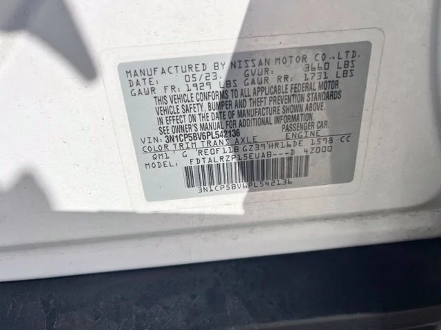 Used 2023 White Nissan S image 13