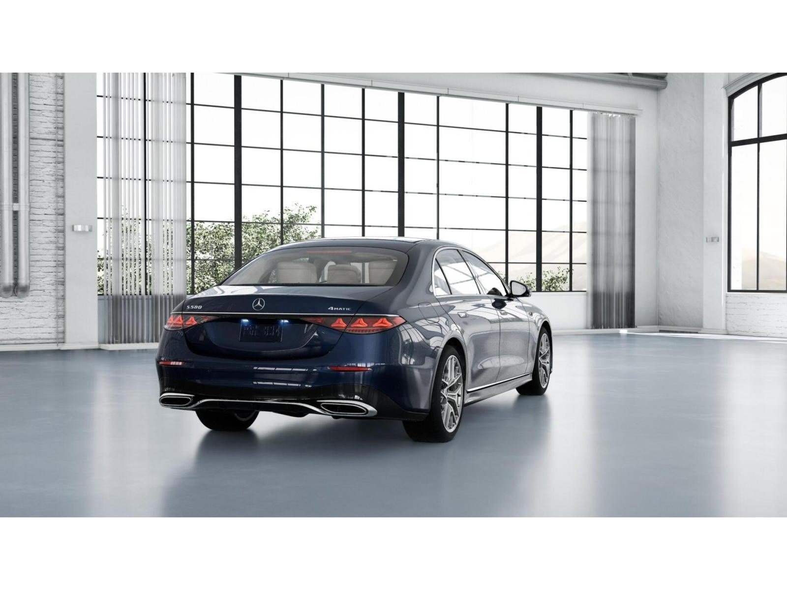 New 2027 Nautical Blue Metallic Mercedes-Benz S 580 4D Sedan 4MATIC® image 24