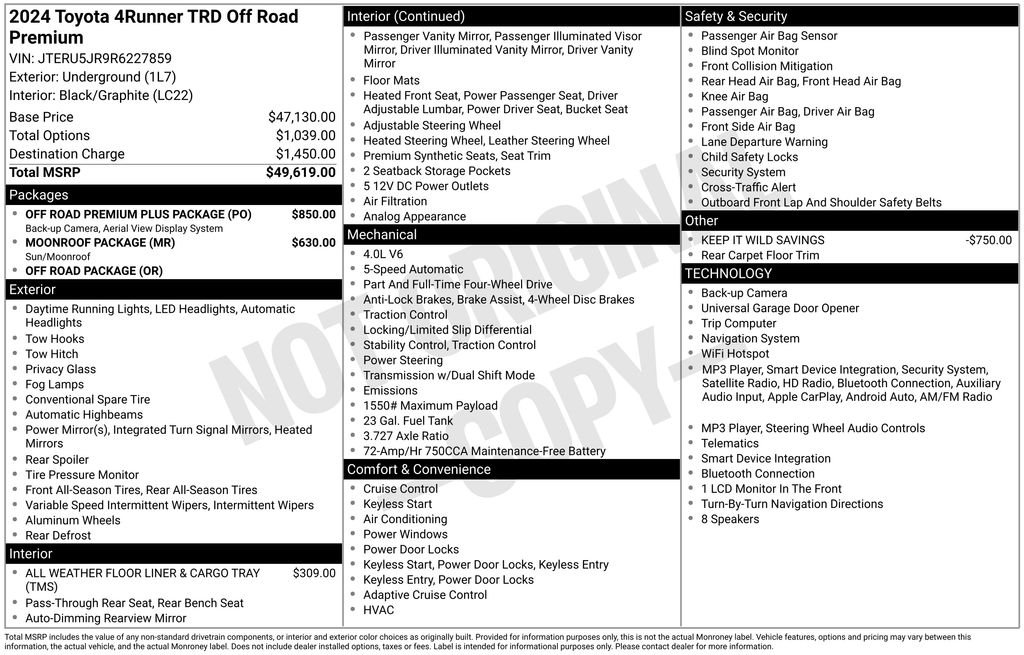 2024 Toyota 4Runner TRD Off-Road Premium - Photo 2