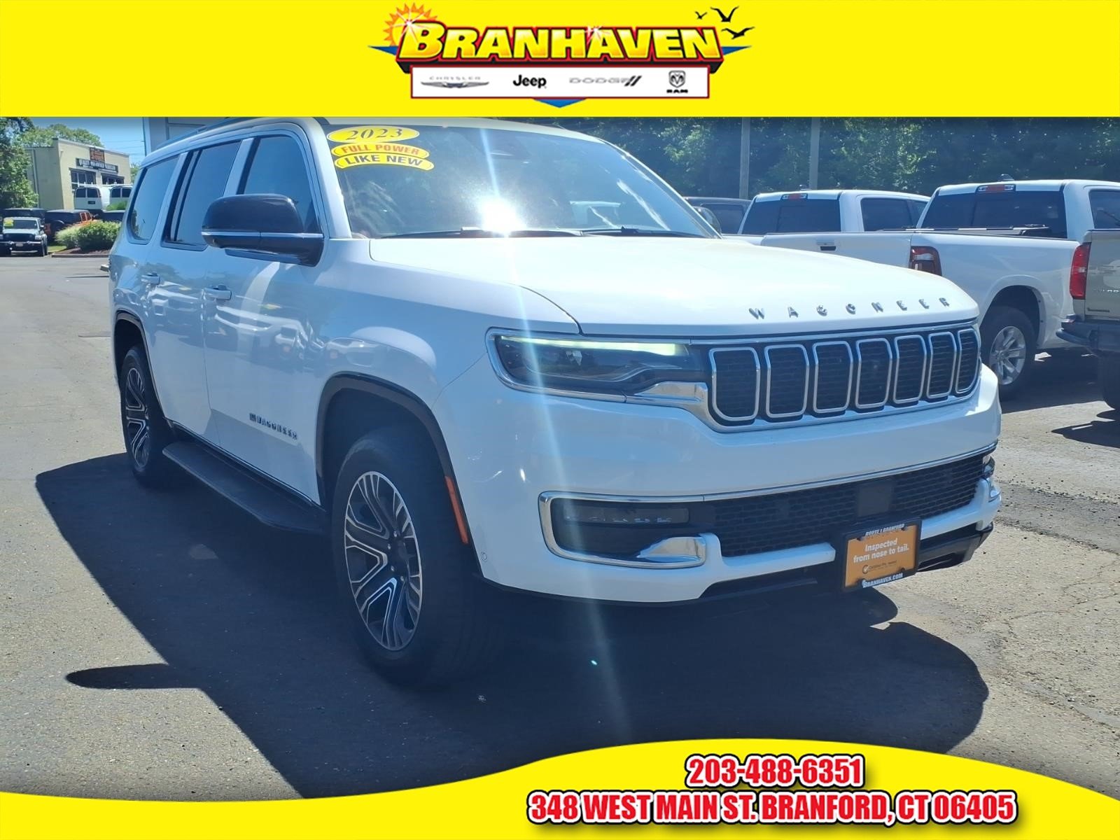 Certified Used 2023 White Jeep Base image 1
