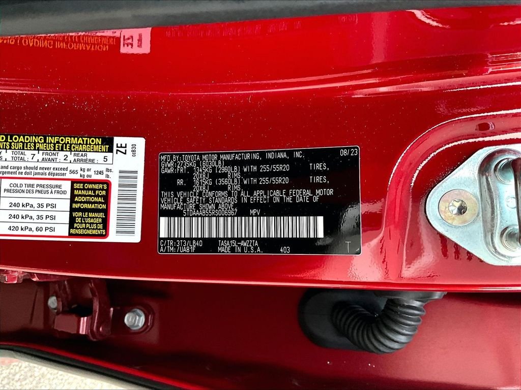 Certified Used 2024 Red Toyota Platinum image 9