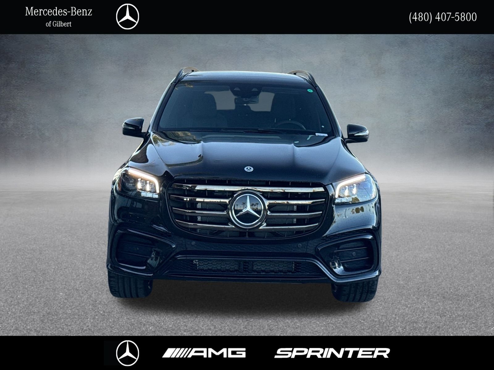 New 2026 Obsidian Black Metallic Mercedes-Benz GLS 580 image 2