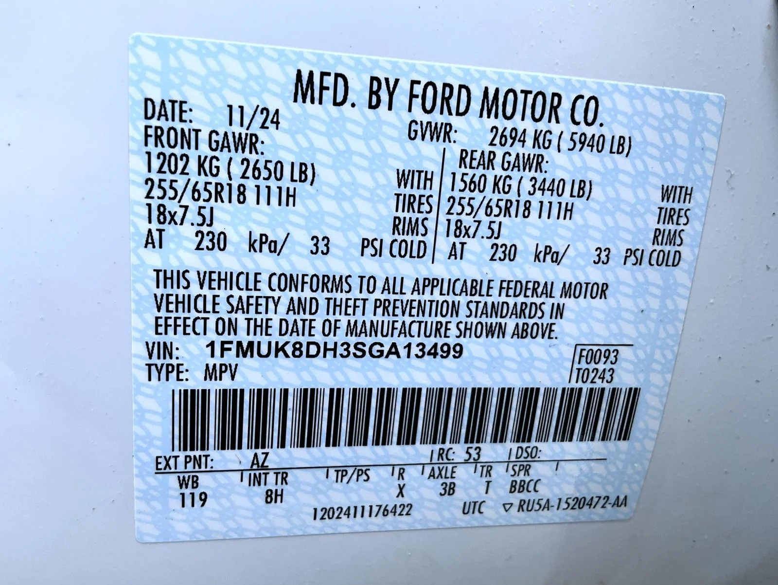 Used 2025 White Ford Active image 26