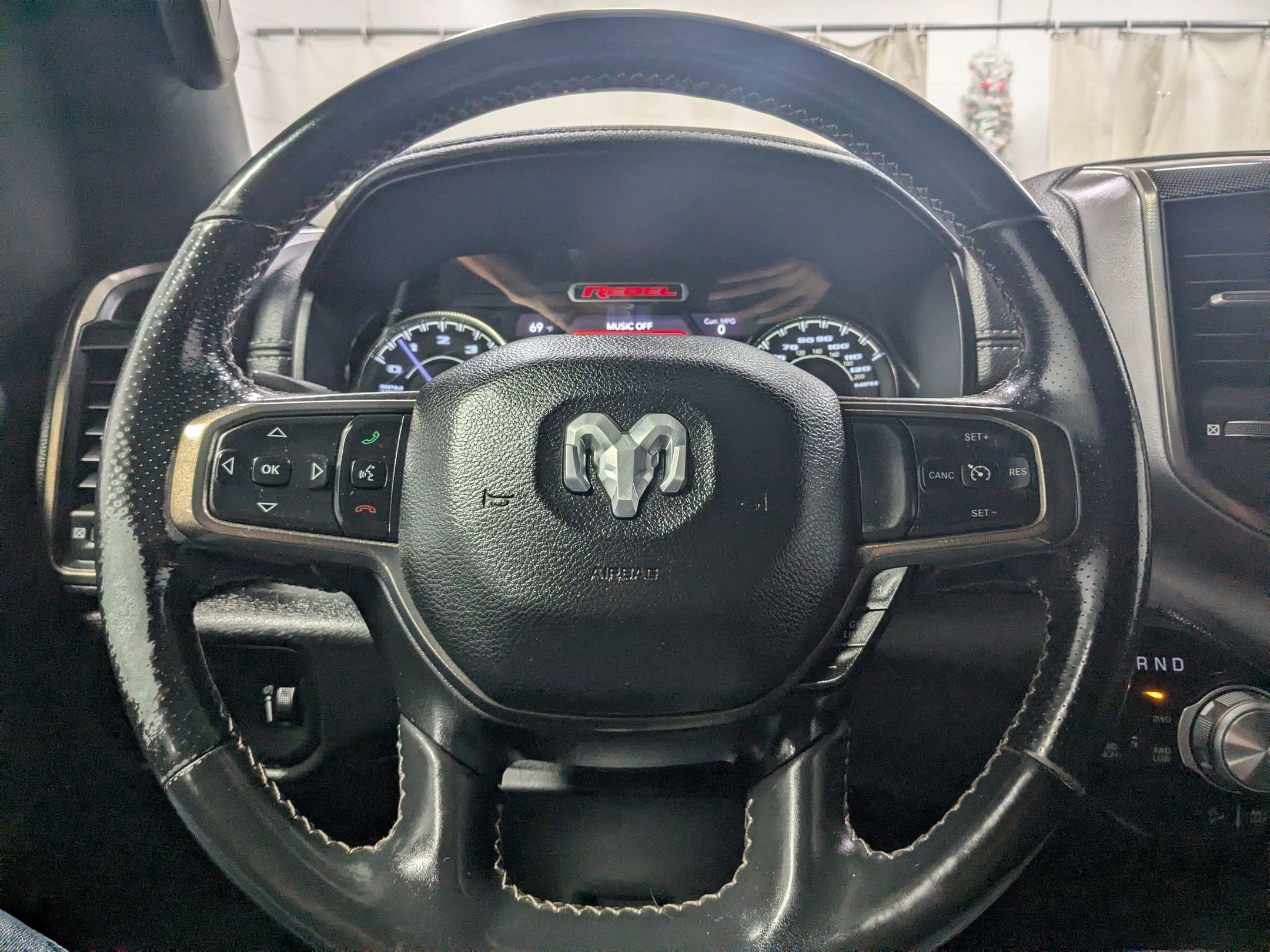 Used 2021 Granite Crystal Metallic Clearcoat Ram Rebel image 10