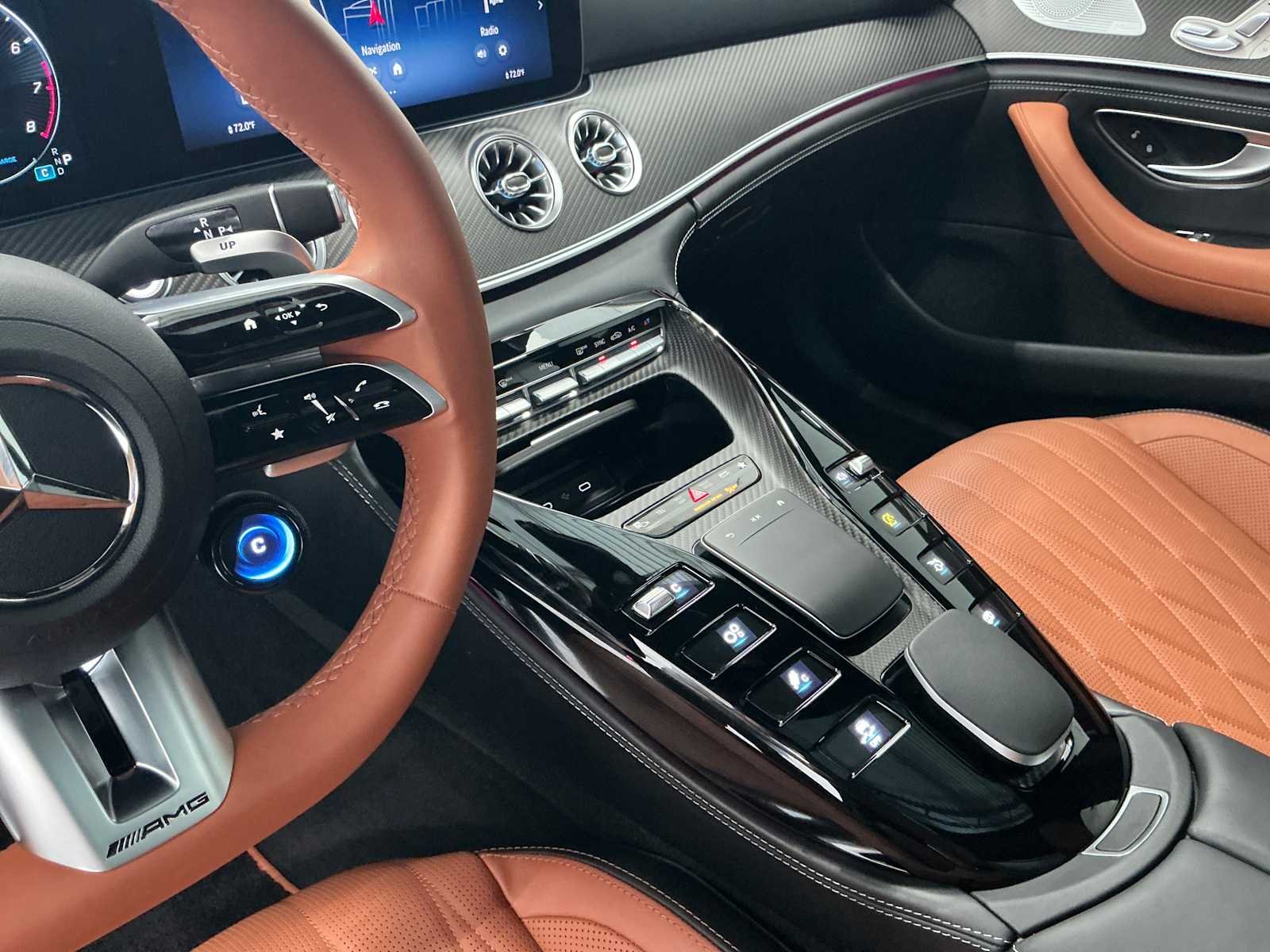 Certified Used 2024 MANUFAKTUR Côte dAzur Light Blue Metallic Mercedes-Benz AMG® GT 53 image 15