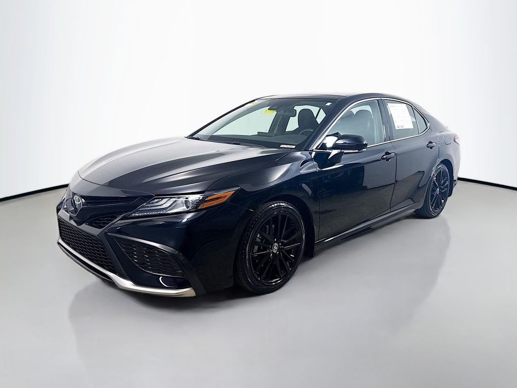 Used 2023 Midnight Black Metallic Toyota XSE image 3
