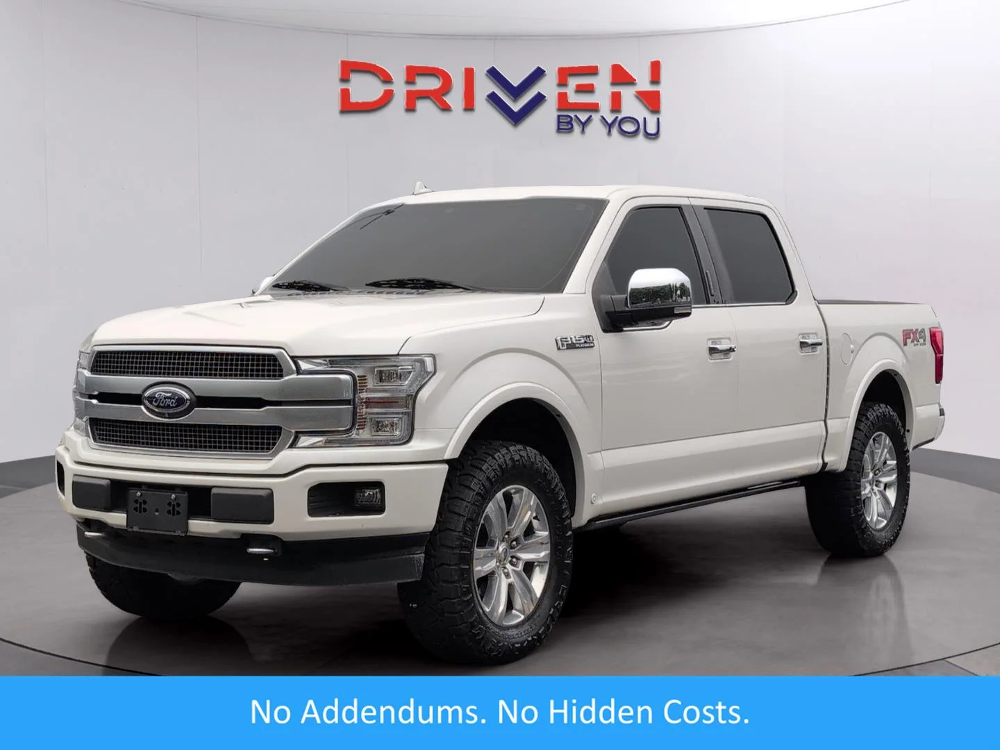 Used 2018 White Platinum Metallic Tri-Coat Ford Platinum image 1