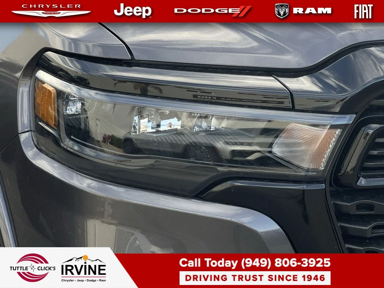 New 2027 Granite Crystal Metallic Clear-Coat Exterior Paint RAM Big Horn image 13