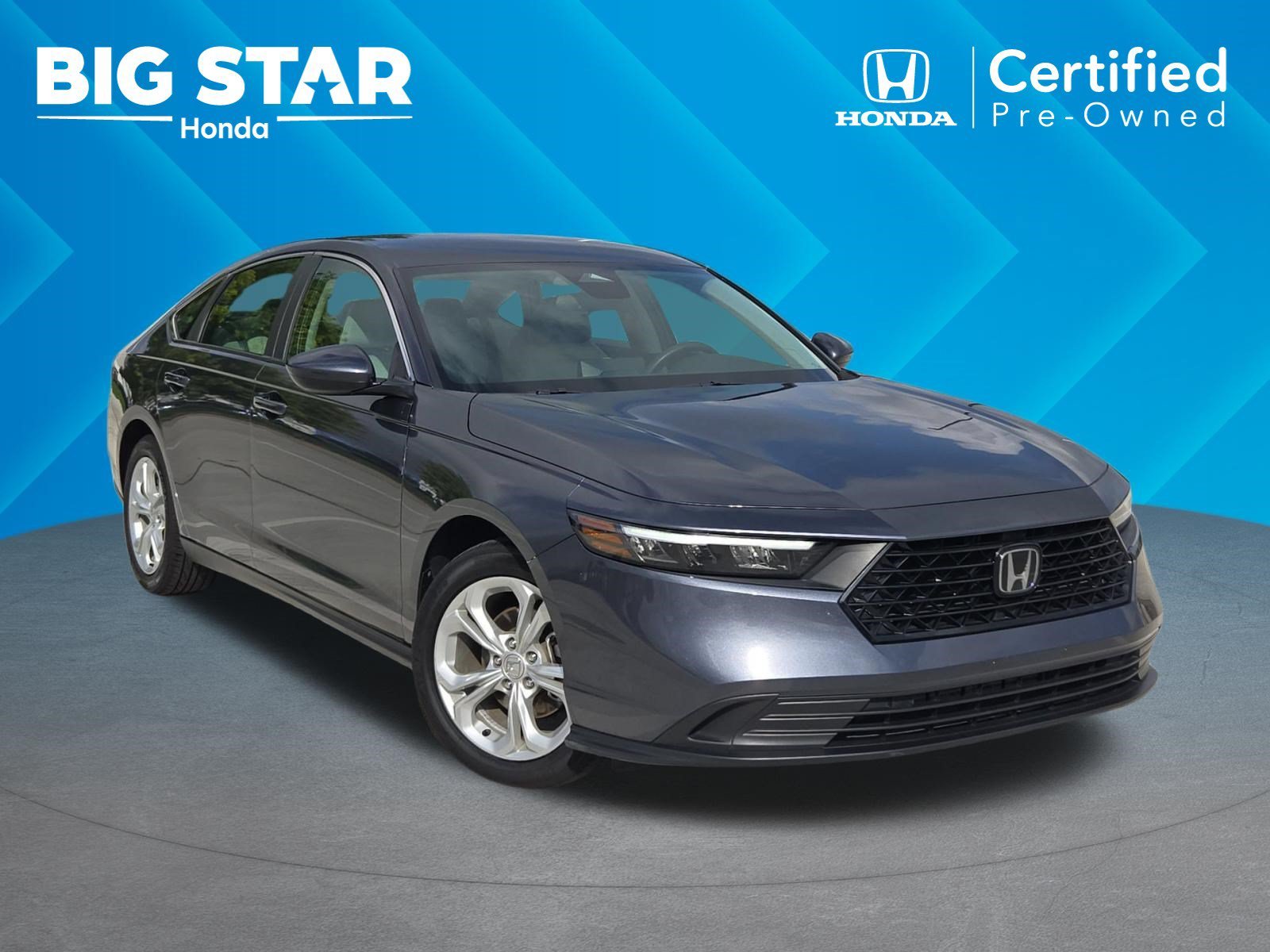 Certified Used 2024 Meteorite Gray Metallic Honda 1.5T LX image 1