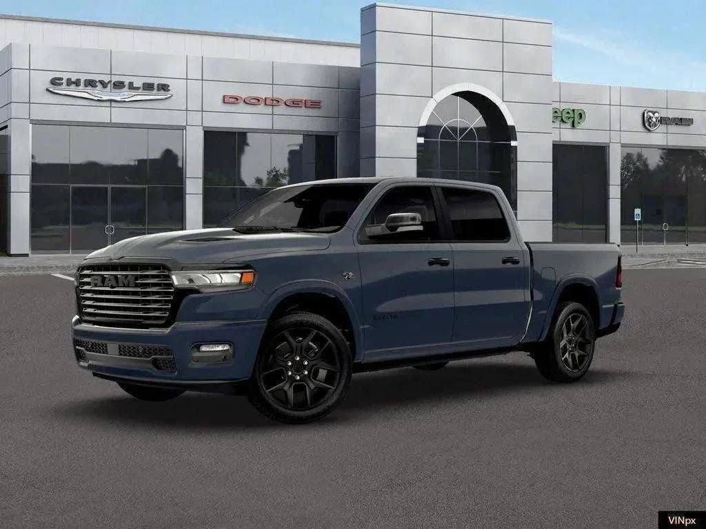 New 2026 Forged Blue Metallic Exterior Paint RAM Laramie image 2