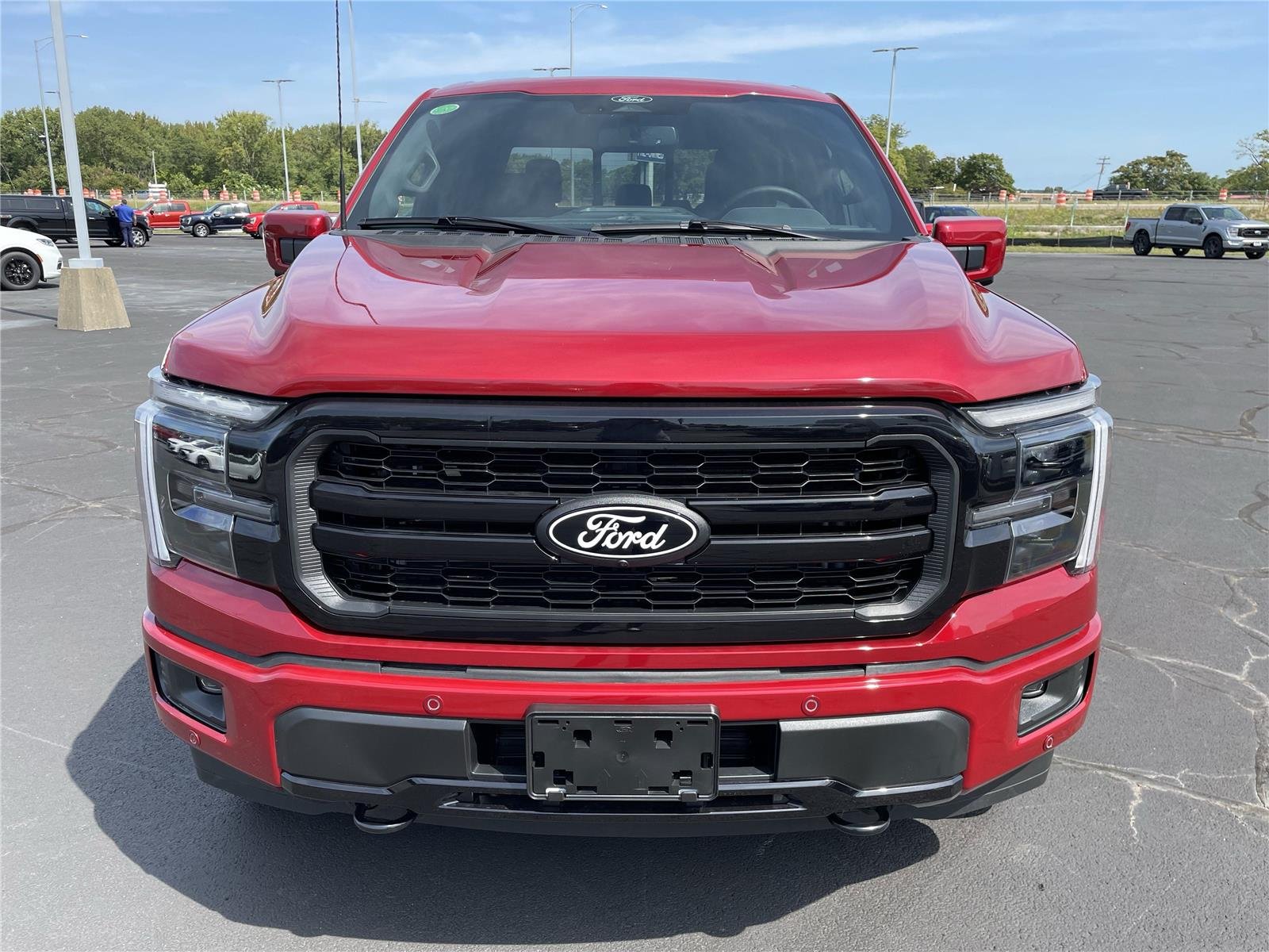 New 2025 Rapid Red Metallic Tinted Clearcoat Ford Lariat® image 49