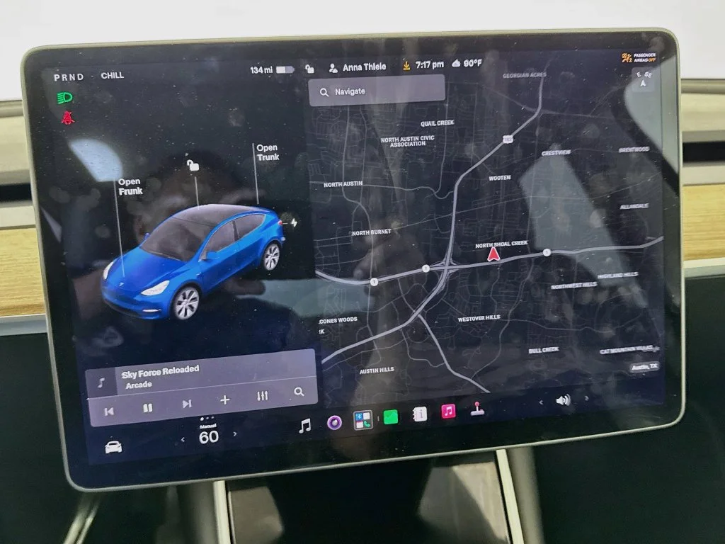 Used 2021 Deep Blue Metallic Tesla Long Range image 17