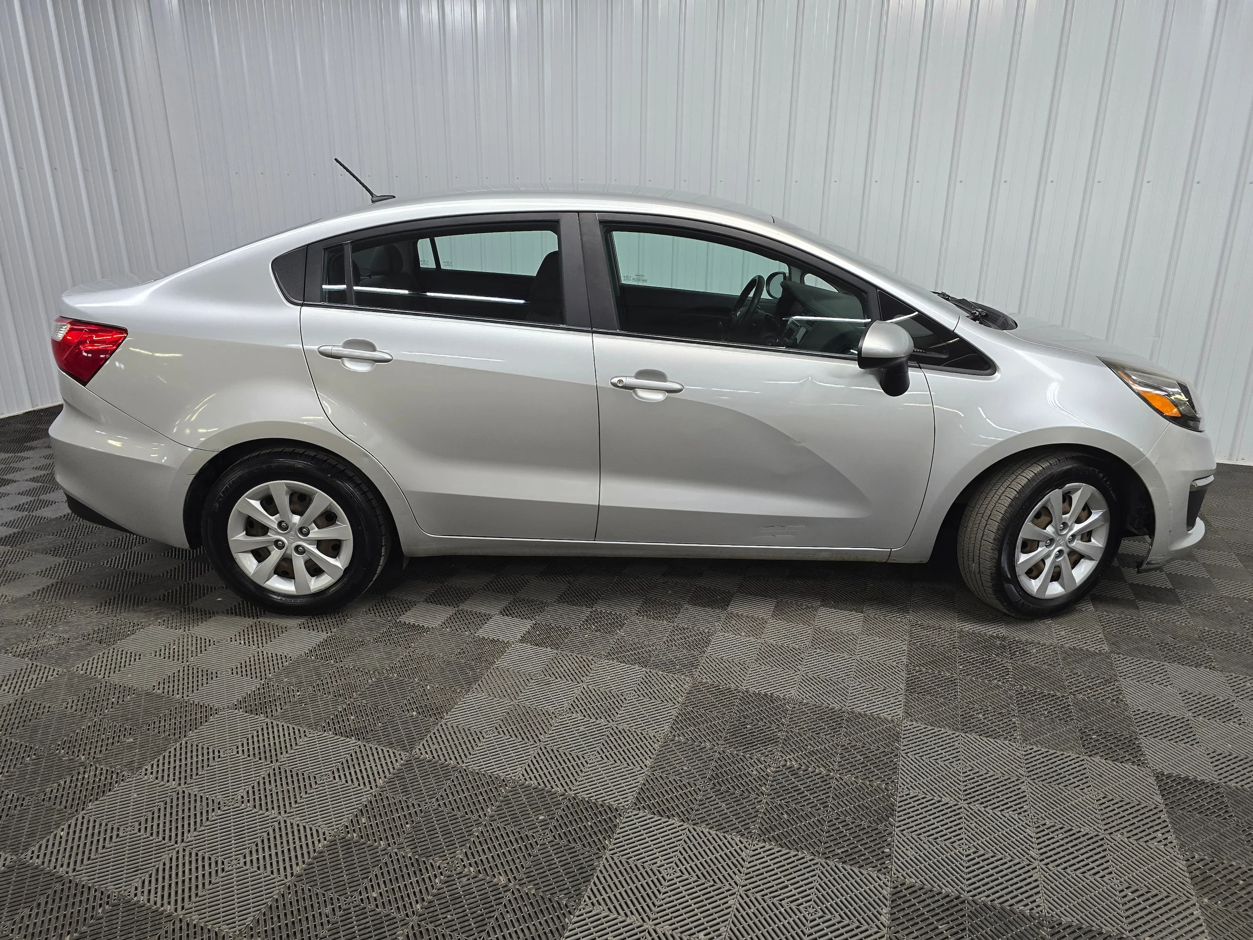 Used 2016 Bright Silver Kia LX FWD image 2
