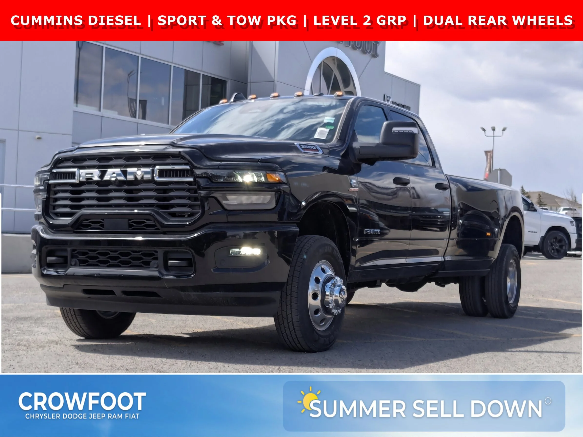 New 2026 Black RAM Big Horn - - 6.7L Cummins HO  - Lvl 2 Plus Grp  - Max Tow Pkg  - DRW  & More image 1