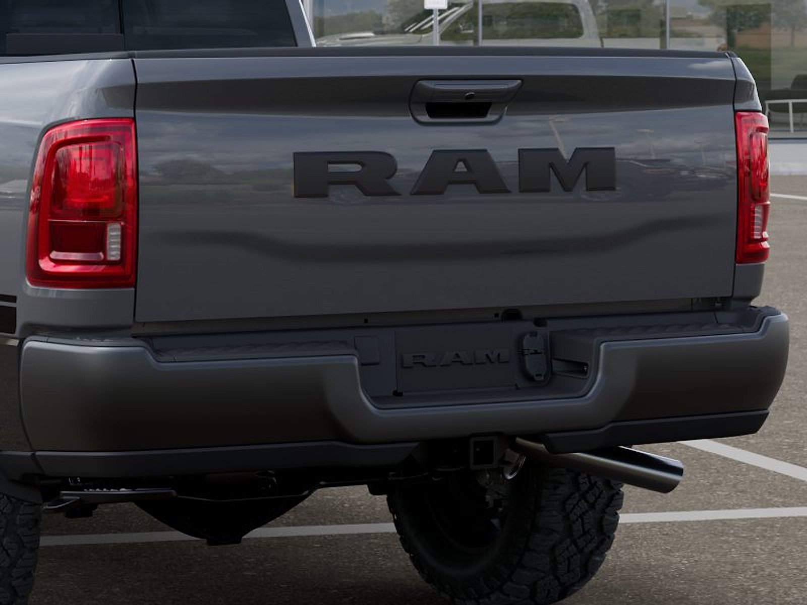 New 2026 Ceramic Gray Clearcoat RAM Power Wagon Crew Cab 4x4 6