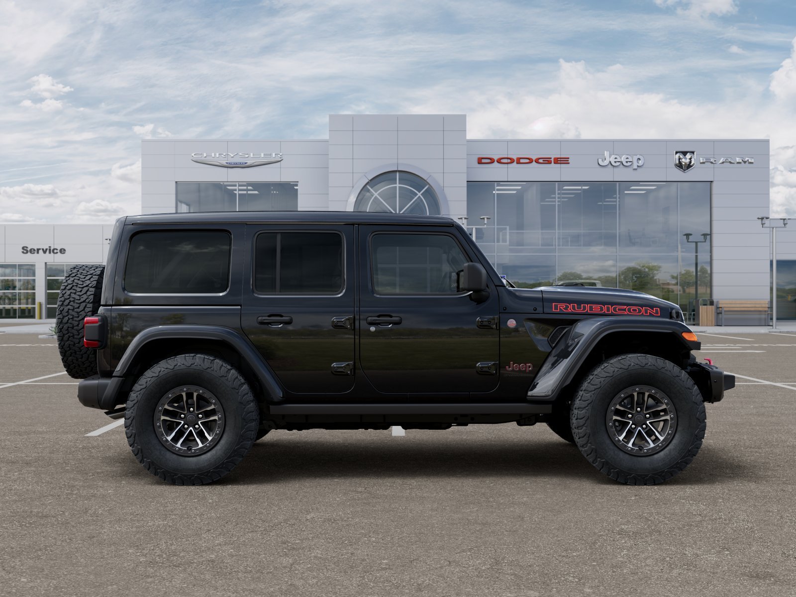 New 2026 Black Clear-Coat Exterior Paint Jeep Rubicon X image 38