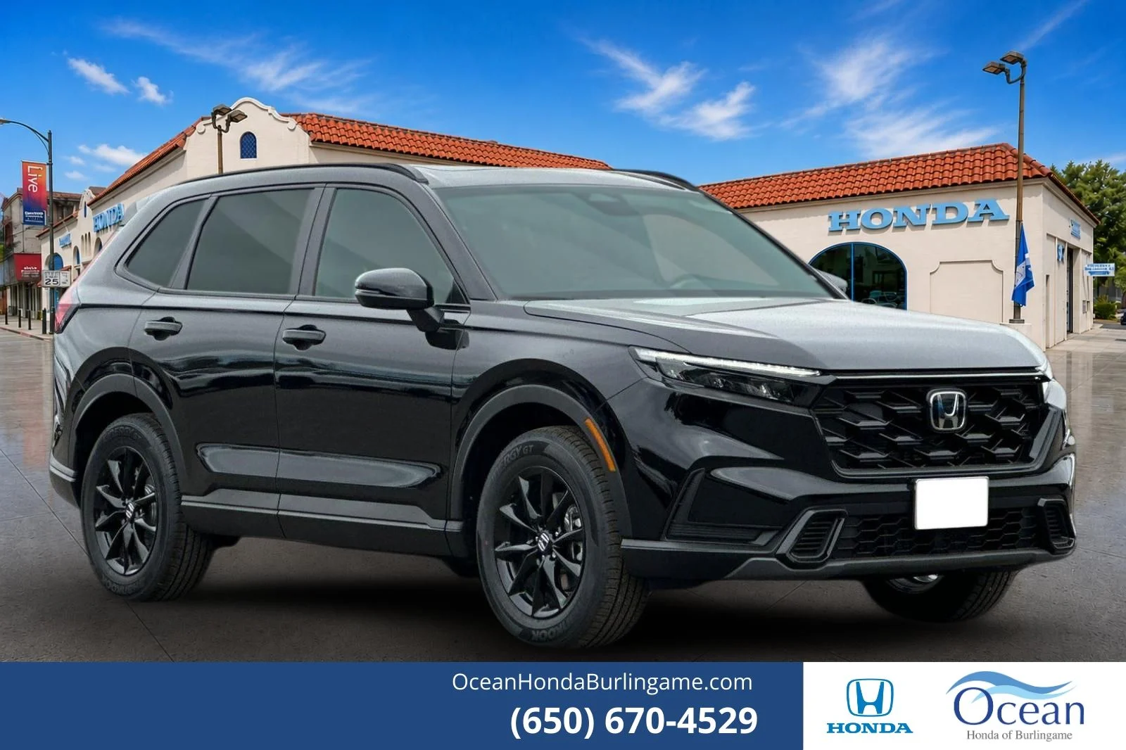 New 2026 Crystal Black Pearl Honda Sport image 1