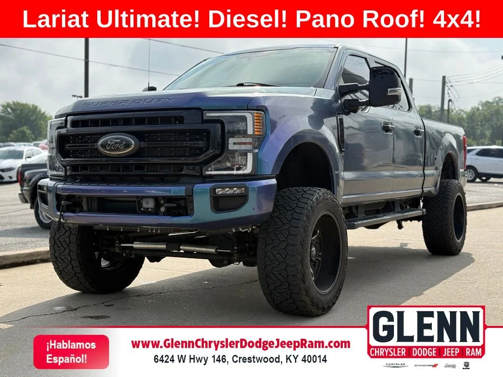 Used 2022 Black Ford Lariat image 1