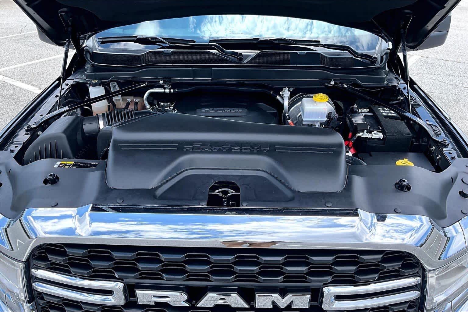Used 2024 Diamond Black Crystal Pearlcoat Ram Big Horn image 32