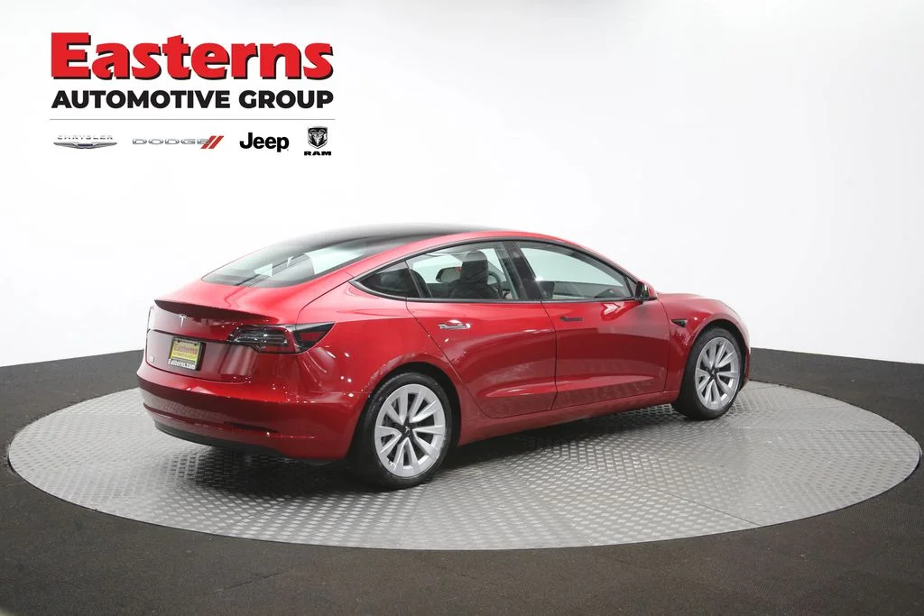 Used 2021 Red Tesla Standard Range Plus image 33