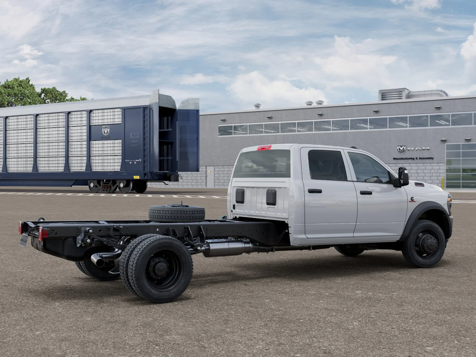 New 2026 Bright White Clearcoat RAM TRADESMAN image 2