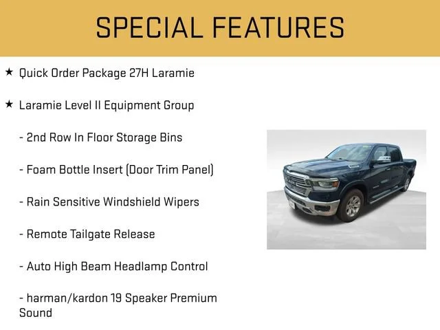 Used 2022 Blue Ram Laramie Crew Cab 4x4 5