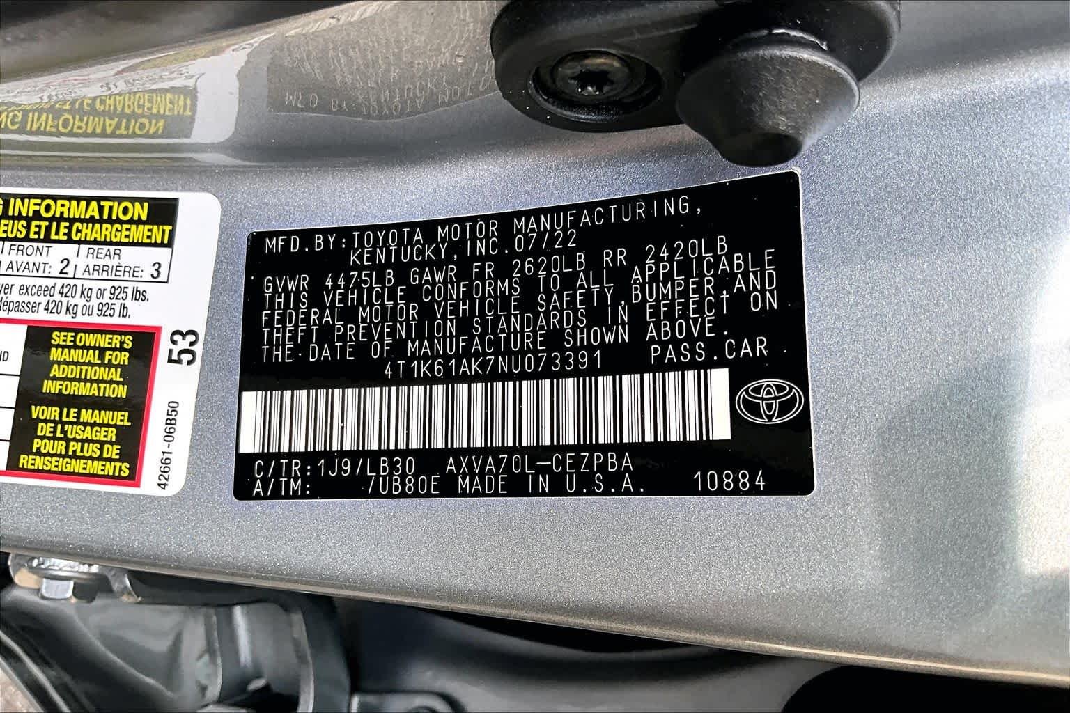 Used 2022 Celestial Silver Metallic Toyota XSE image 34