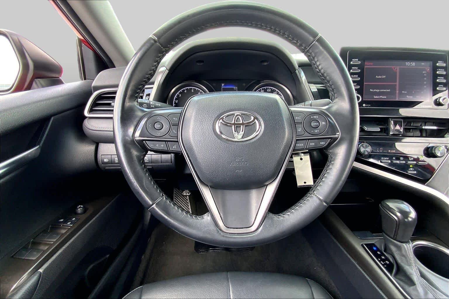 Used 2022 Supersonic Red Toyota SE image 6