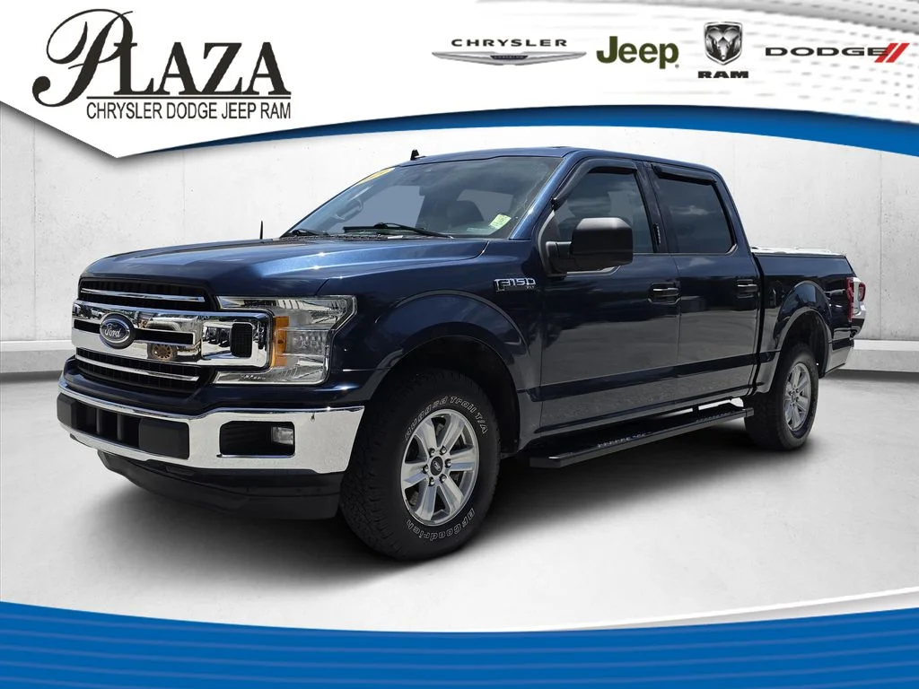 Certified Used 2019 Blue Ford XLT image 1