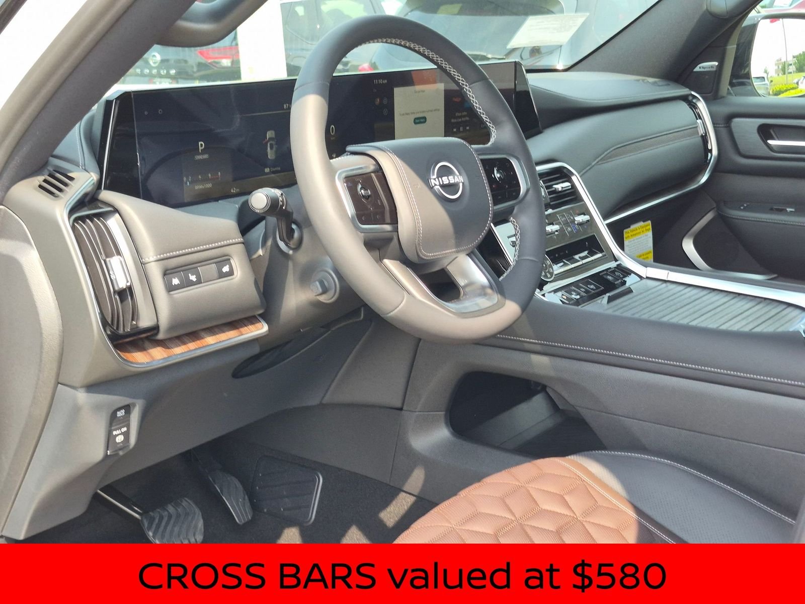 New 2026 Everest White TriCoat / Super Black Two-tone Nissan Platinum Reserve image 4