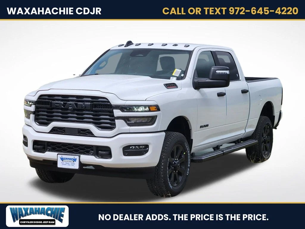 New 2026 Bright White Clear-Coat Exterior Paint RAM Big Horn image 2