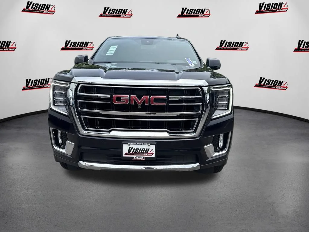 Used 2023 Midnight Blue Metallic GMC SLT image 2