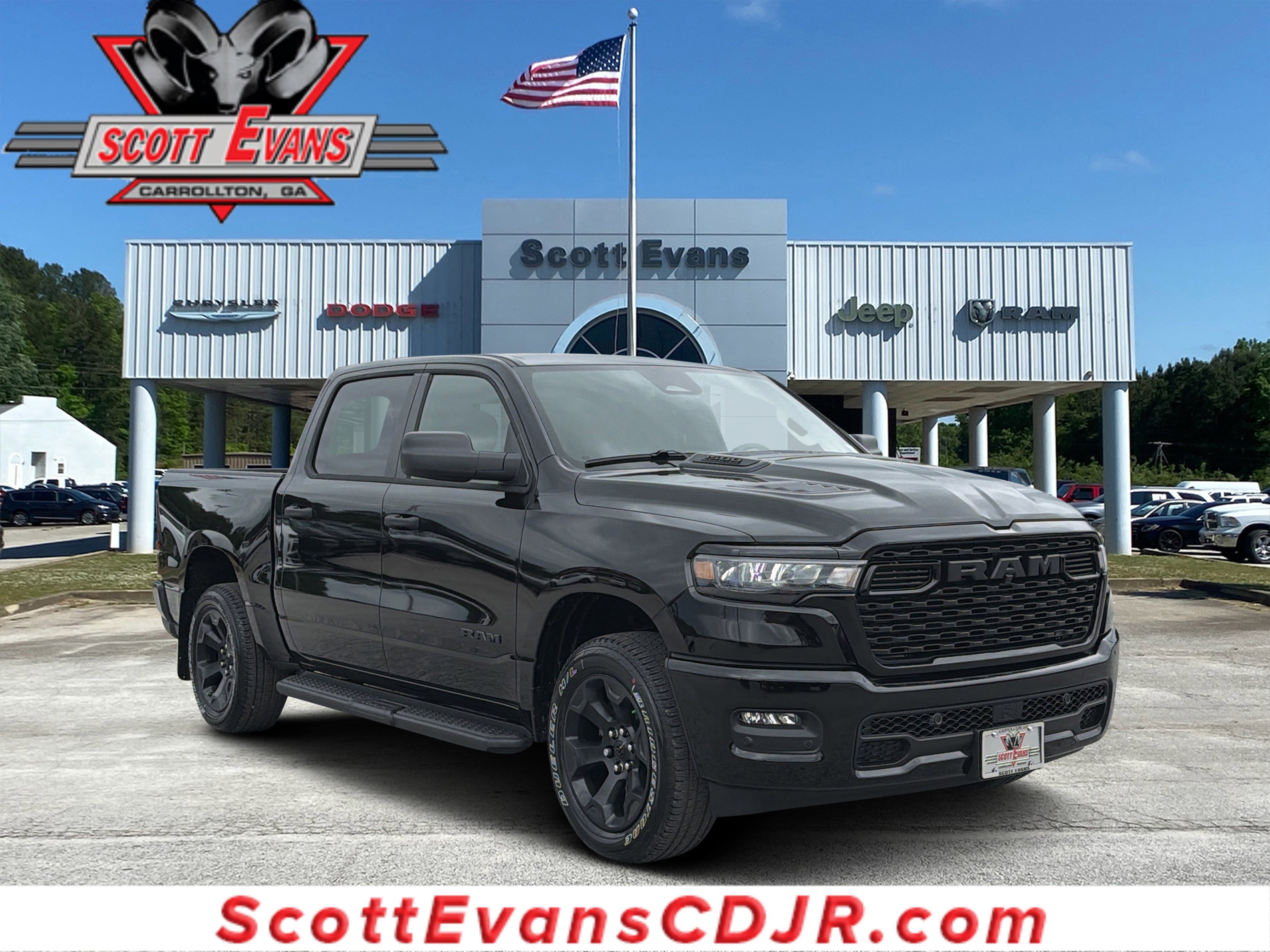 New 2026 Diamond Black Crystal Pearl-Coat Exterior Paint RAM Express image 1