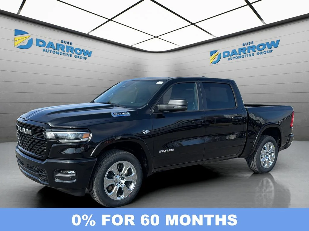New 2026 Diamond Black Crystal Pearl-Coat Exterior Paint RAM Big Horn/Lone Star image 1