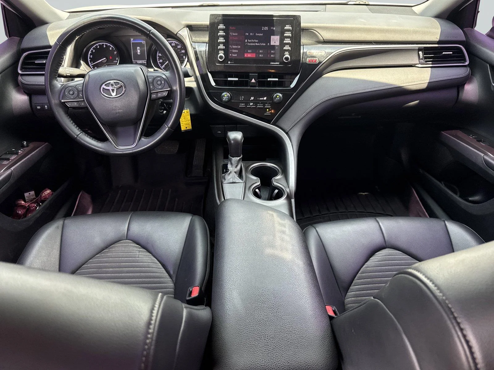 Used 2021 Super White Toyota SE Nightshade image 13