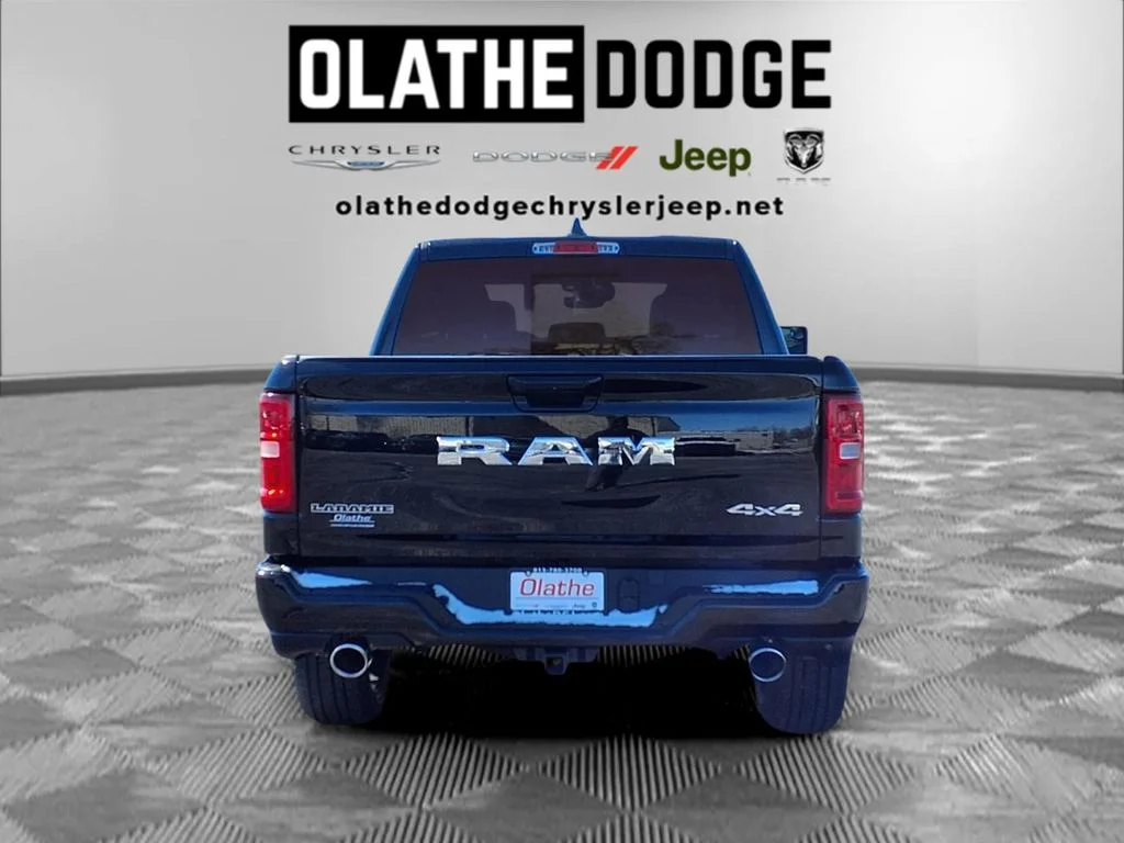 New 2026 Diamond Black Crystal Pearl-Coat Exterior Paint RAM Laramie image 27