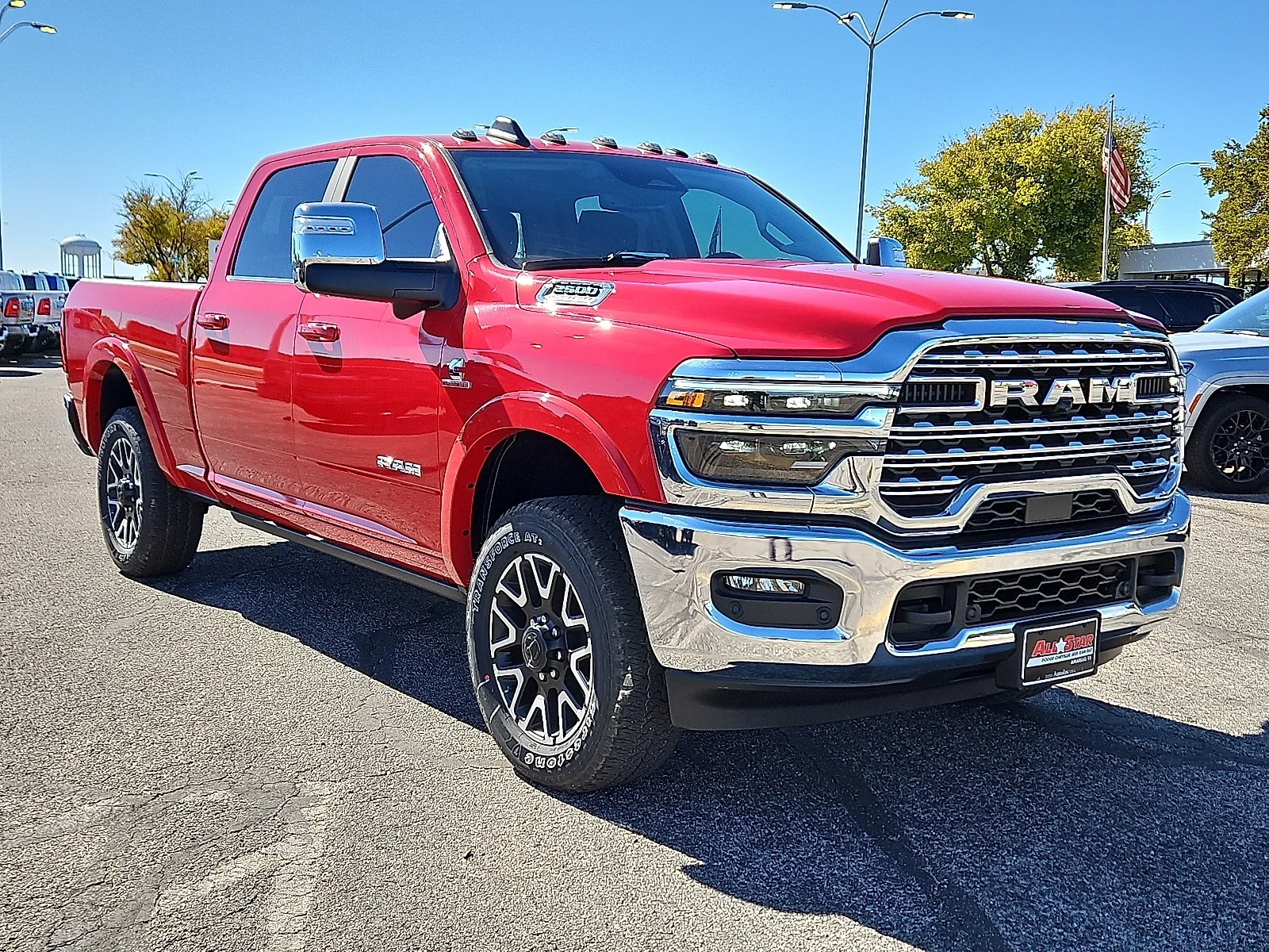 New 2026 Flame Red Ram LIMITED LONGHORN CREW CAB 4X4 6