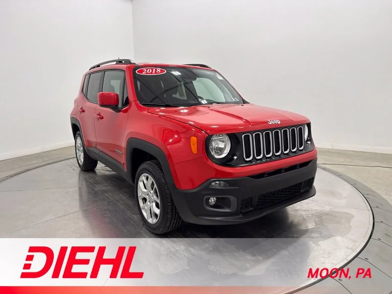 Used 2018 Red Jeep Latitude image 1