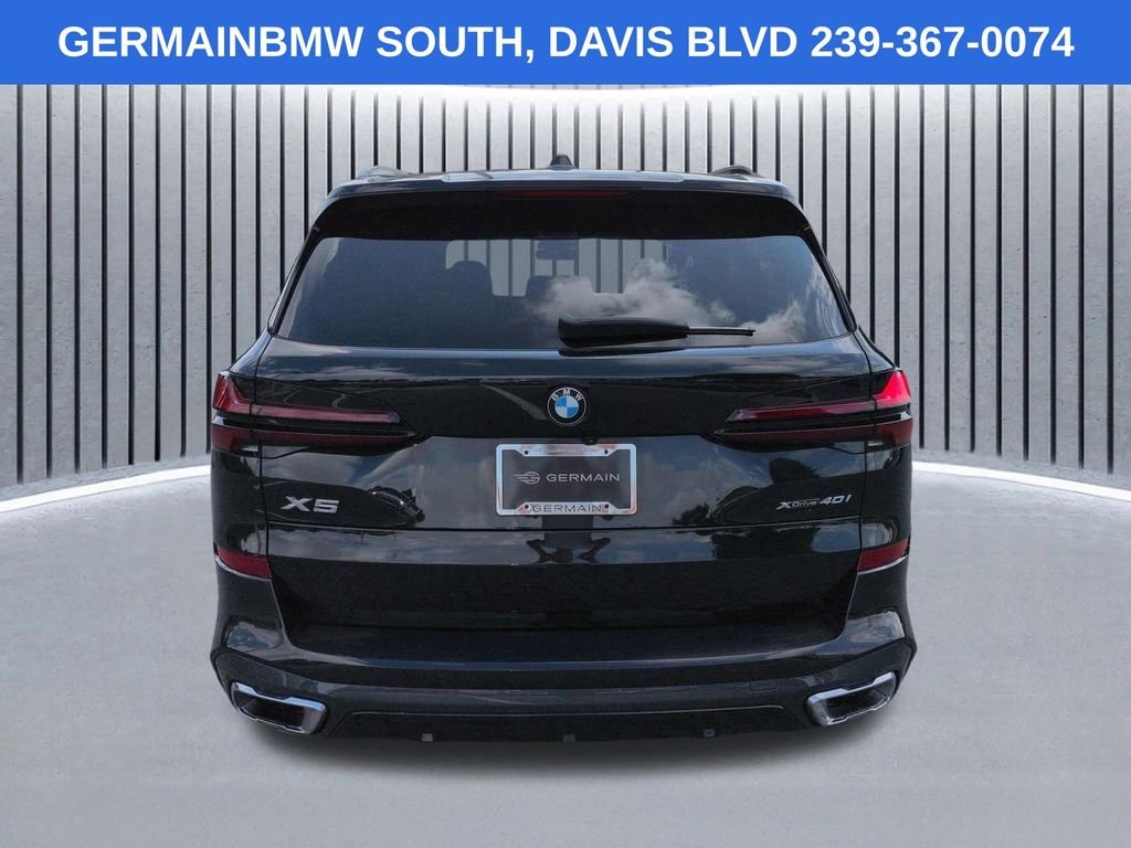 Certified Used 2024 Black Sapphire Metallic BMW xDrive40i image 6
