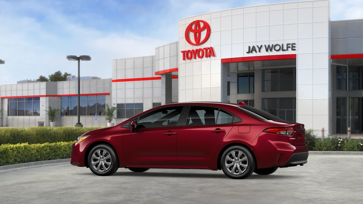 New 2026 Ruby Flare Pearl Toyota LE image 5