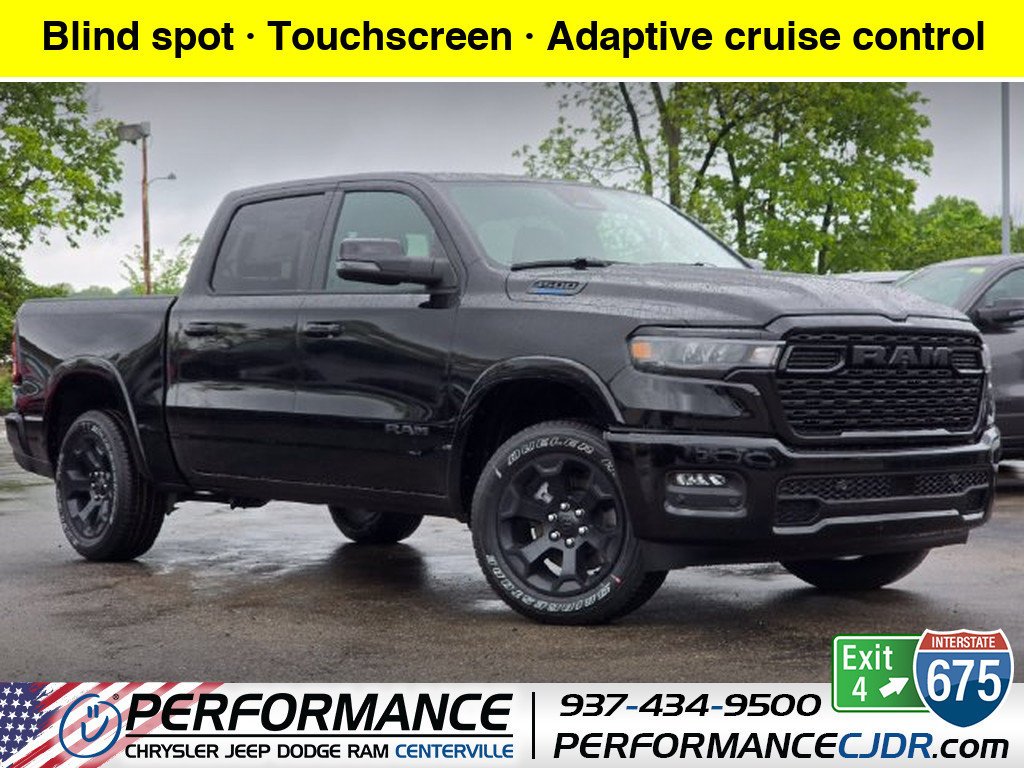 New 2026 Diamond Black Crystal Pearl-Coat Exterior Paint RAM Big Horn/Lone Star image 1