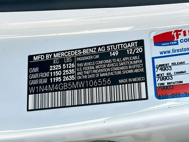 Used 2021 White Mercedes-Benz GLB 250 image 34
