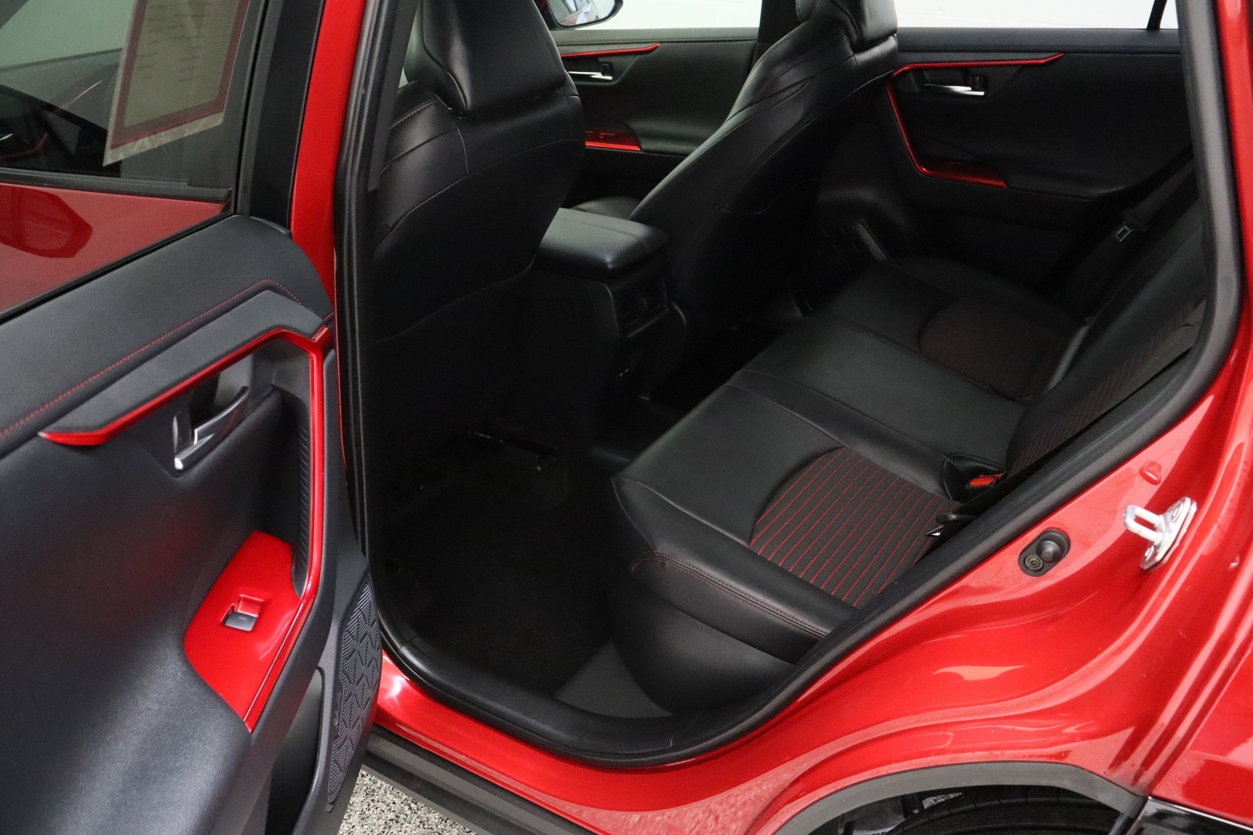 Certified Used 2022 Supersonic Red/Midnight Black Metallic Toyota XSE 2.5L/Electric image 29