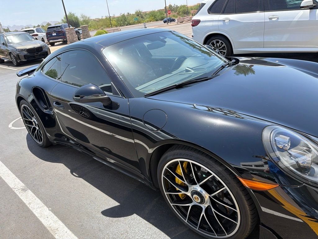 Used 2017 Racing Yellow Porsche Turbo image 3