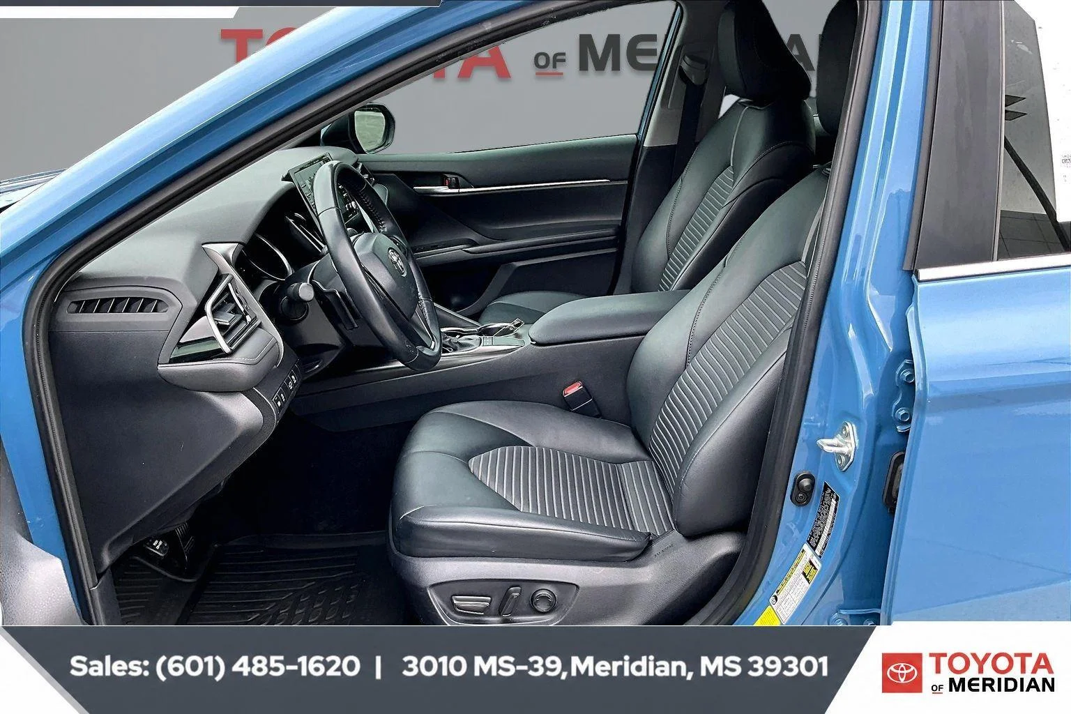 Used 2024 Cavalry Blue Toyota SE image 18