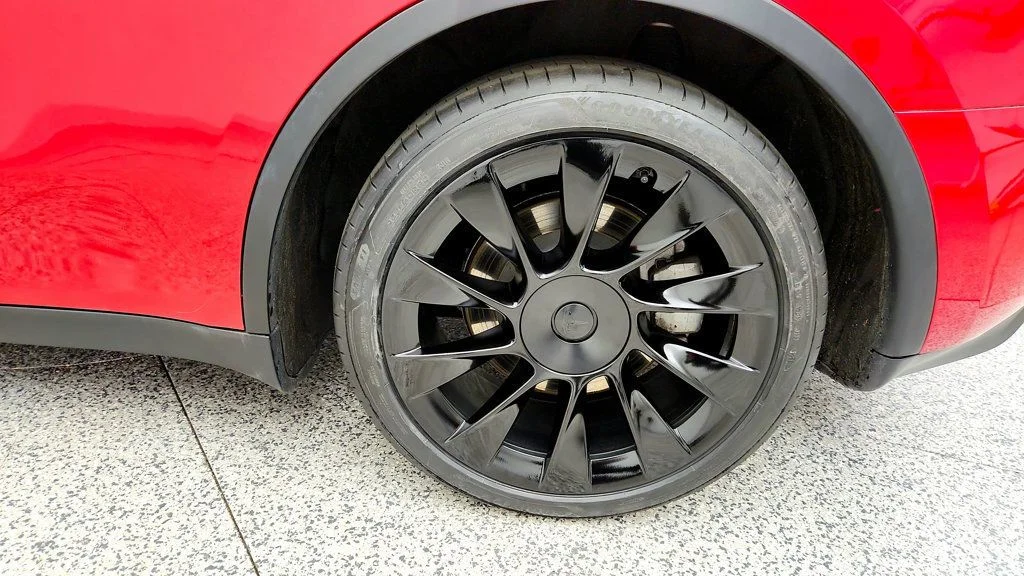 Used 2023 Red Multi-Coat Tesla Long Range AWD image 9