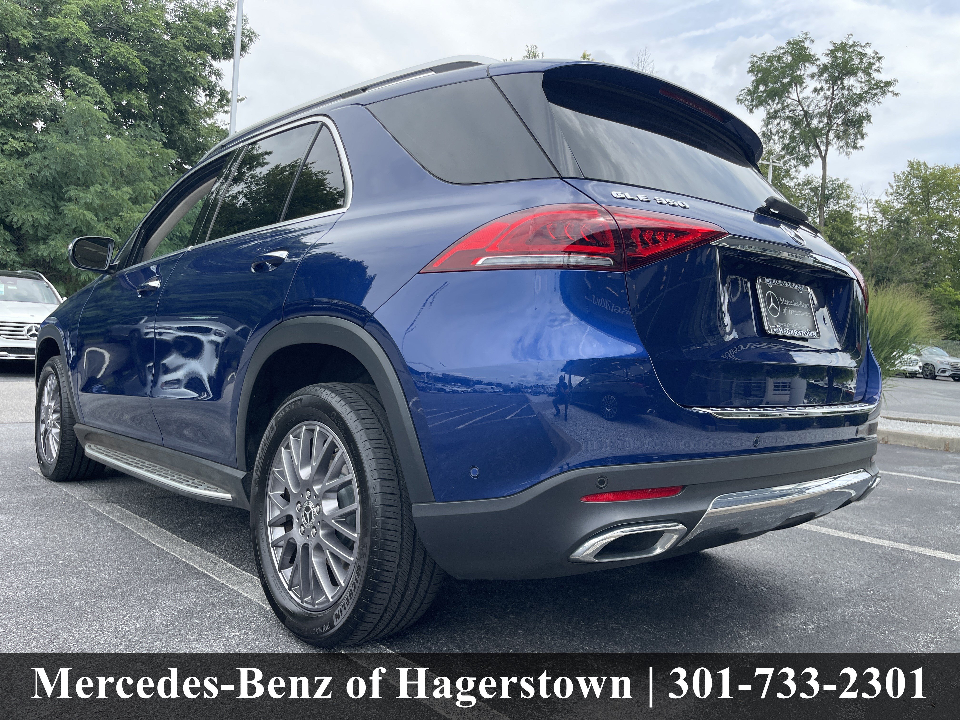 Certified Used 2022 Brilliant Blue Metallic Mercedes-Benz GLE 350 4MATIC® SUV image 34