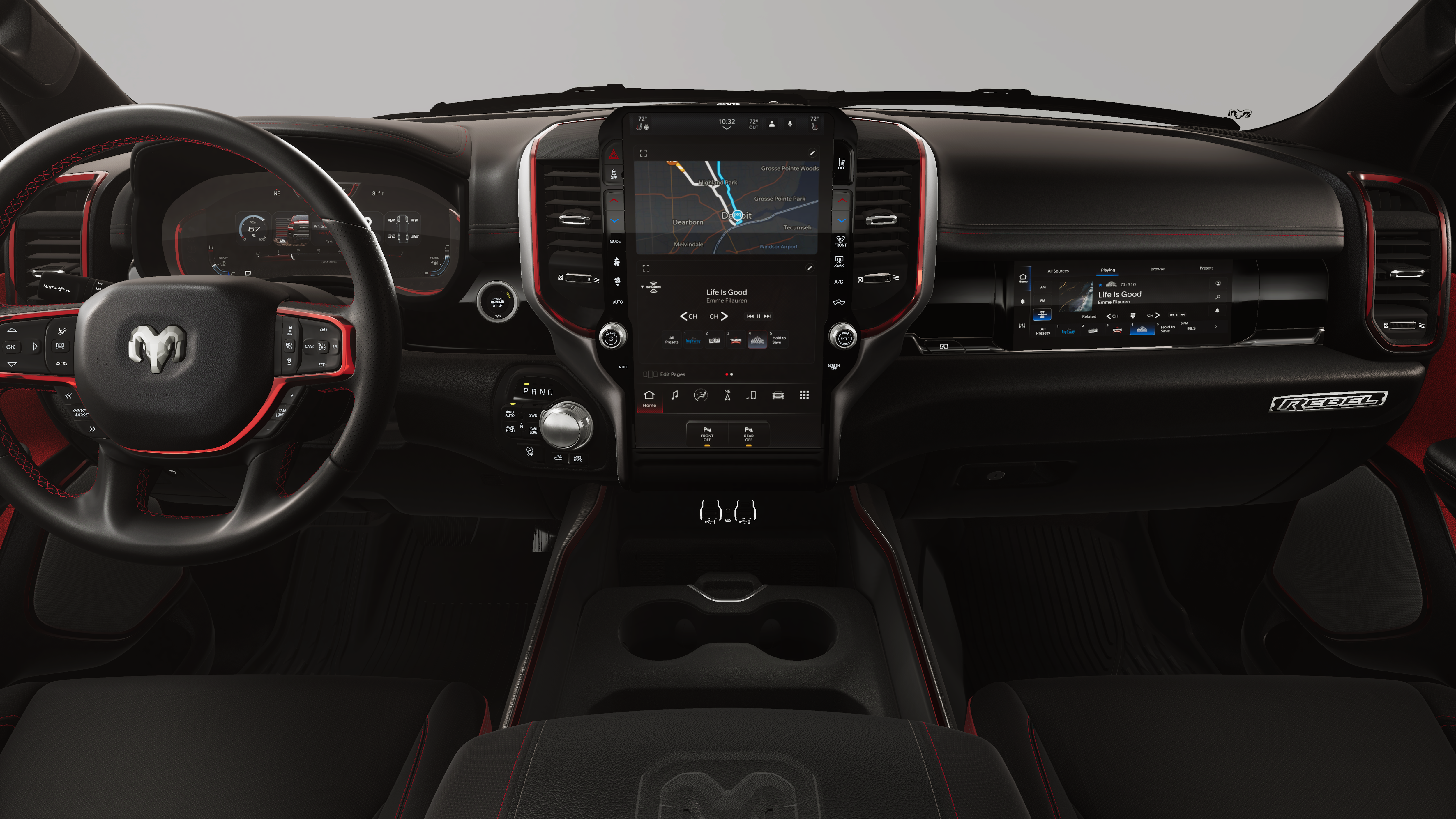 New 2026 Forged Blue Metallic Exterior Paint RAM REBEL image 18